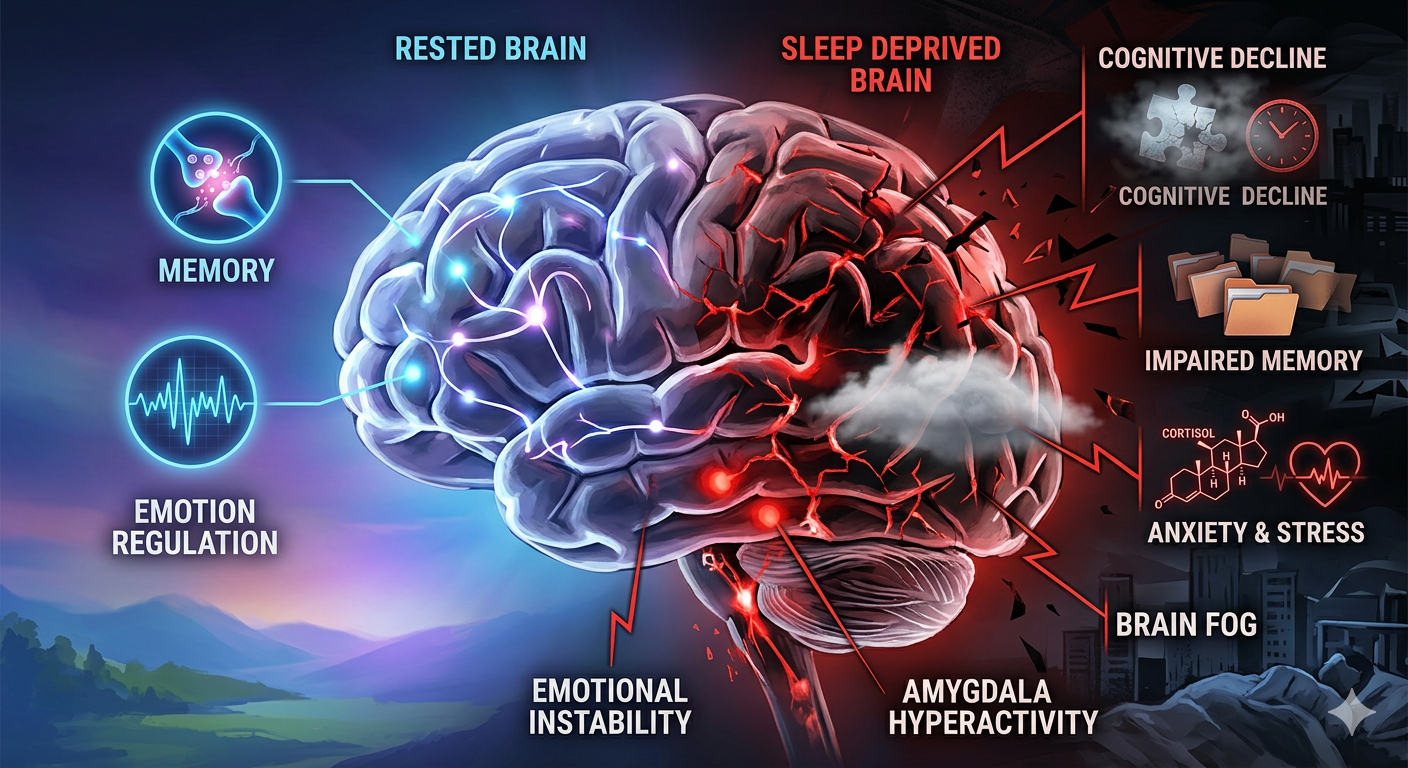 How Sleep Deprivation Affects Your Brain and Mental Health
