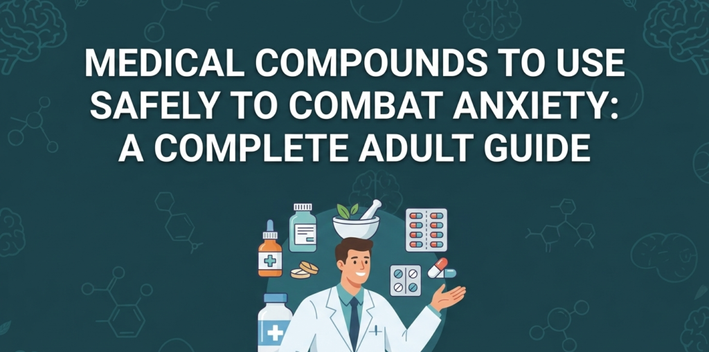 Medical Compounds to use safely to combat anxiety