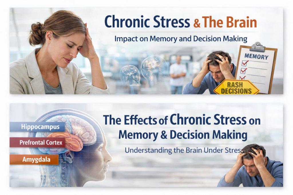 The Problem behind Chronic Stress and Memory and Decision Making