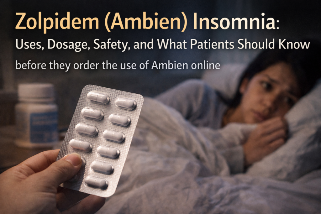 Zolpidem Insomnia - Uses Dosage Safety